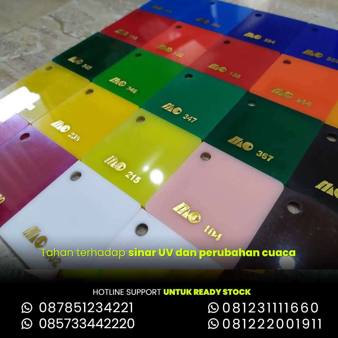 Harga Akrilik Per Lembar & Per Meter | Ukuran & Ketebalan Lengkap